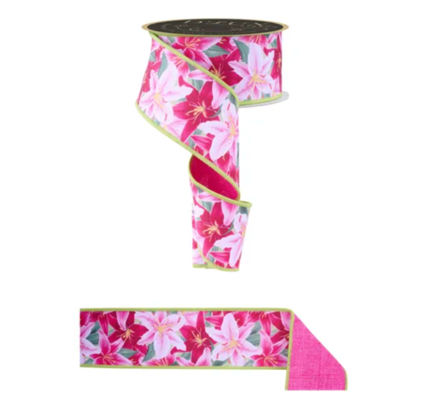 2.5" x 10yd Lilies/Fused