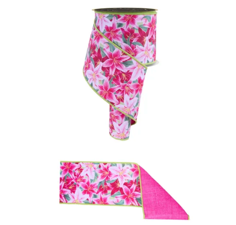 4" x 10yd Lilies/Fused