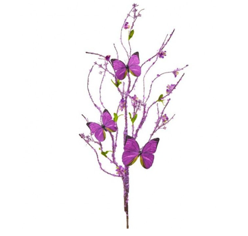 Lavender Butterfly Wreath Kit