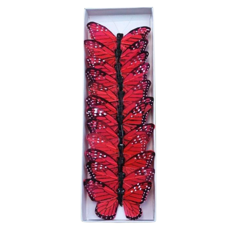 3" Monarch Butterflies (Hot Pink/Fuschia) (Box of 12)