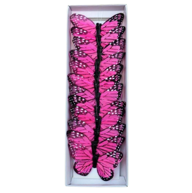 3" Monarch Butterflies (Pink)