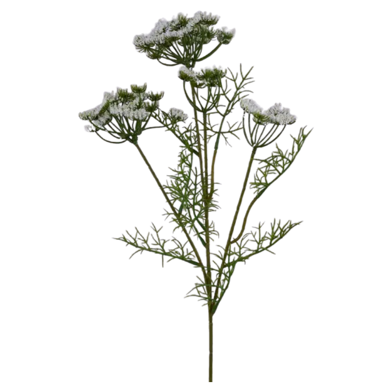 22"L Bishop's Flower Spray (White)