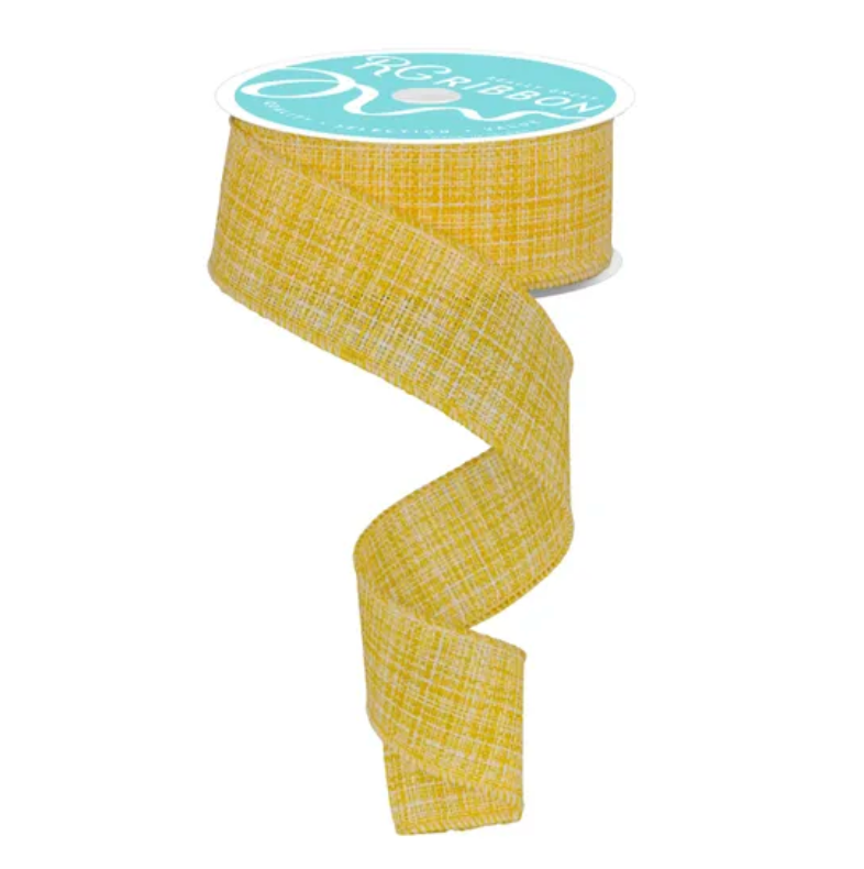 1.5" x 10yd Cross Check (Yellow)