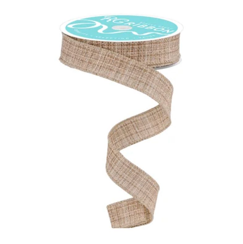 7/8" x 10yd Cross Check (Natural)