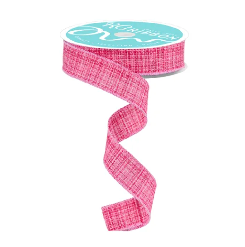 7/8" x 10yd Cross Check (Dark Pink)