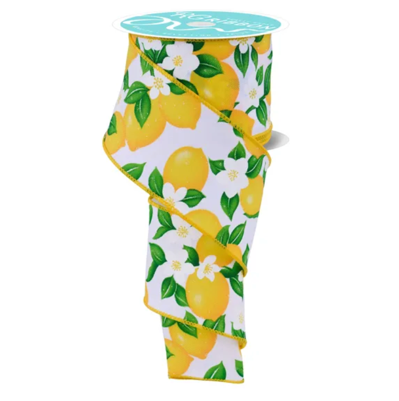 2.5" x 10yd Lemons/Flowers