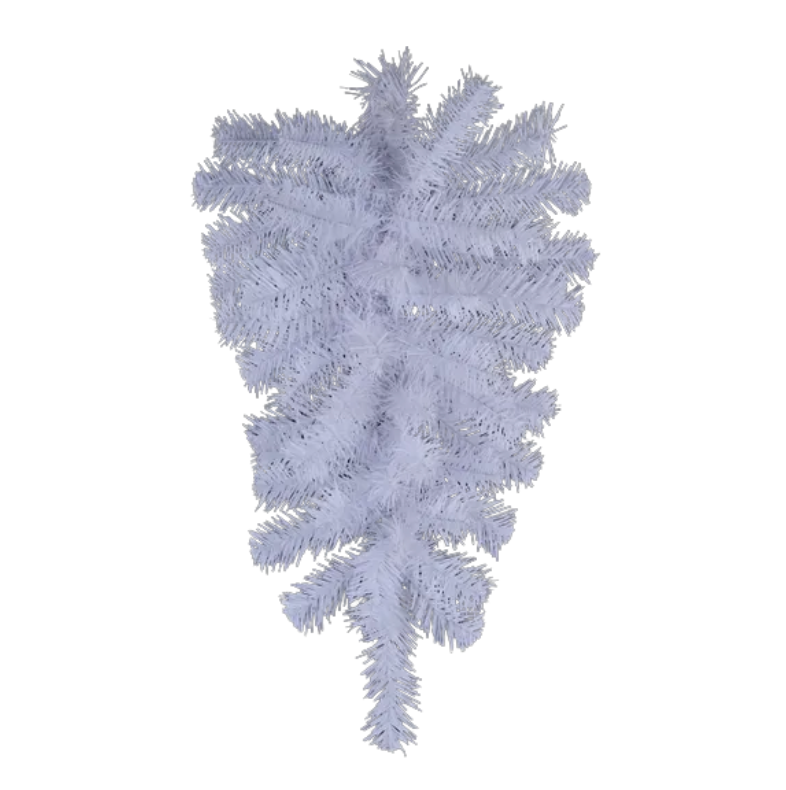 20" Teardrop, 45 Tips (White)