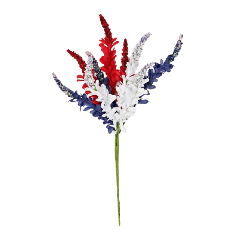 21" Americana Cluster Flowers Bush