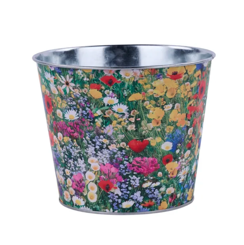 6.75"Diax5.5"H Wild Flower Pot Cover