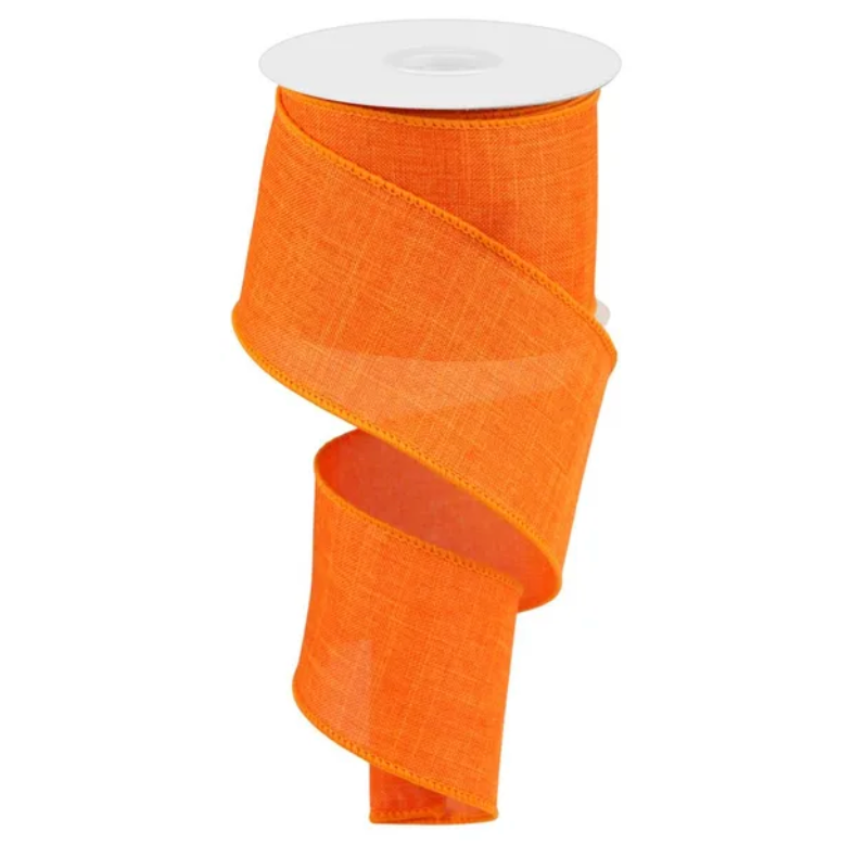 2.5" x 10yd Royal Burlap (Orange)
