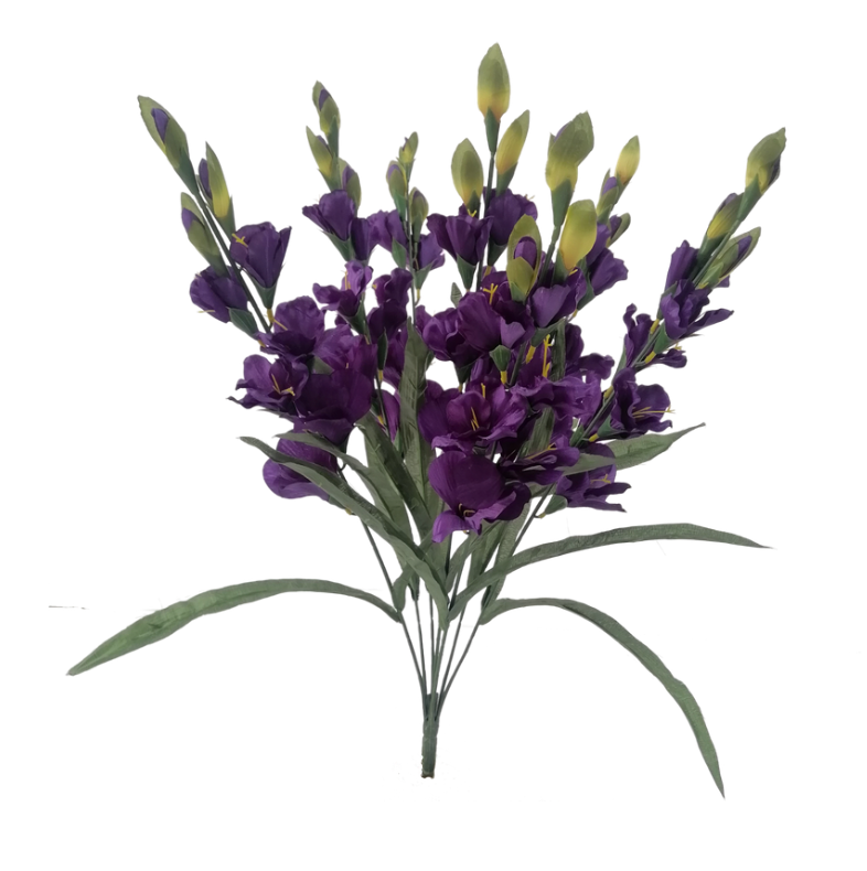 27" Gladiolus Bush 7 stems (Purple)