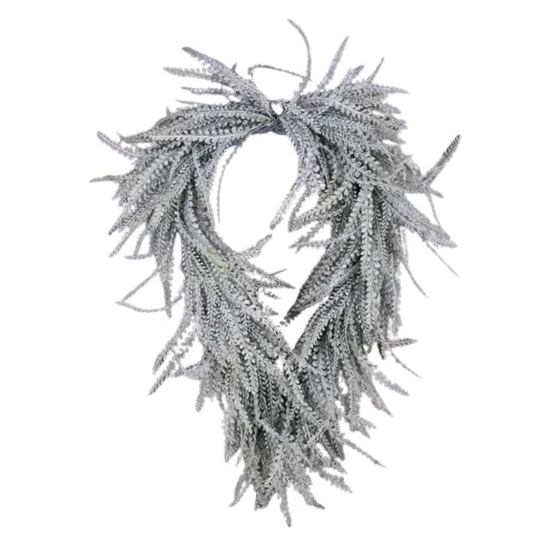 Sugar Plaid Holly Beaded Grass Wreath Kit
