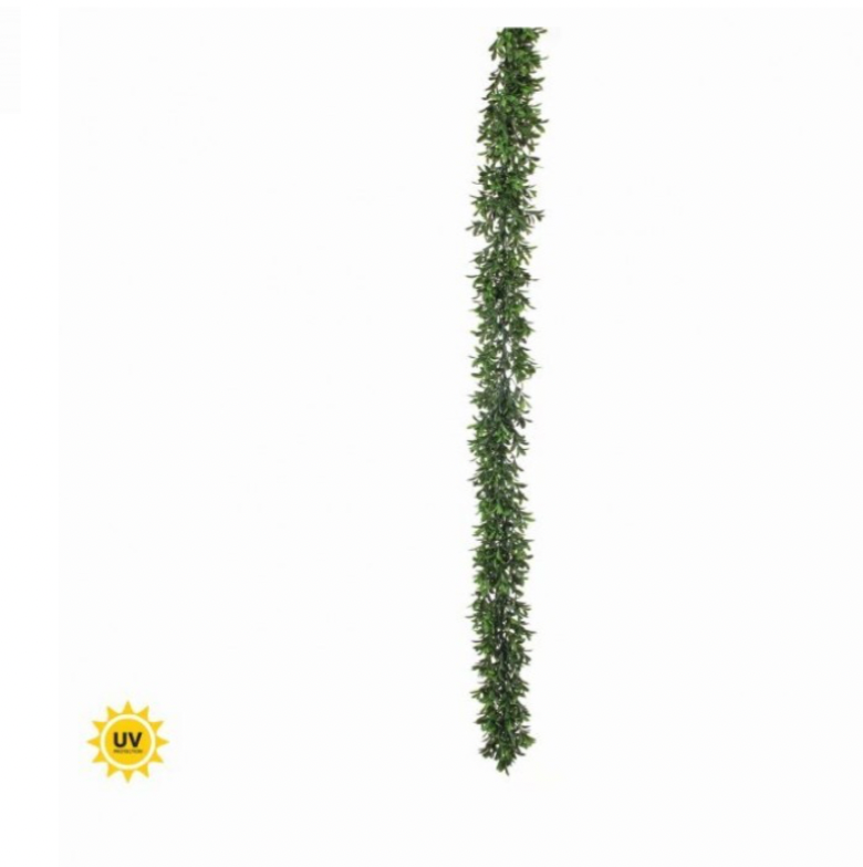 6' American Boxwood Garland UV Treated