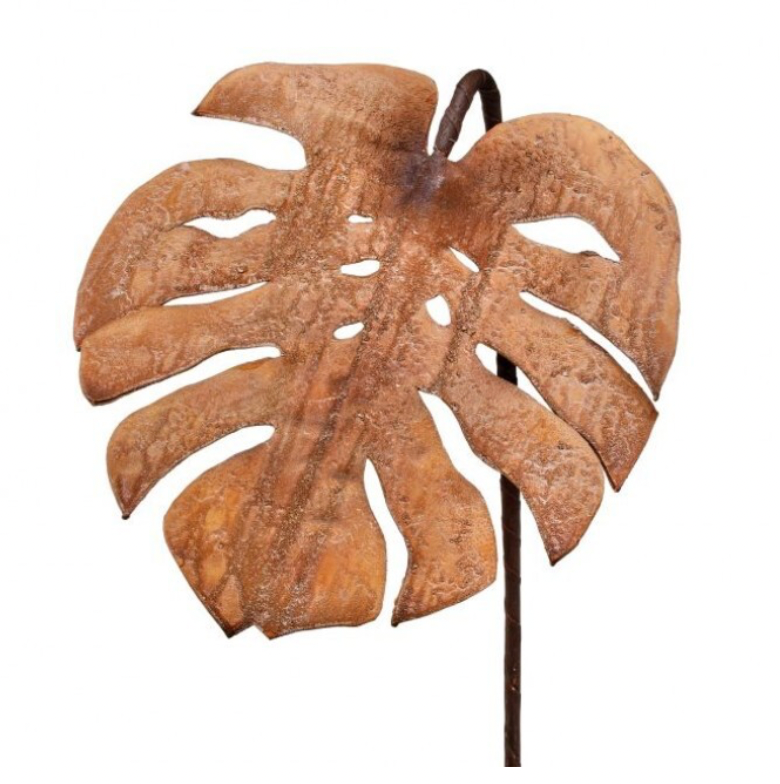 36" Foam Monstera Leaf (Light Brown)