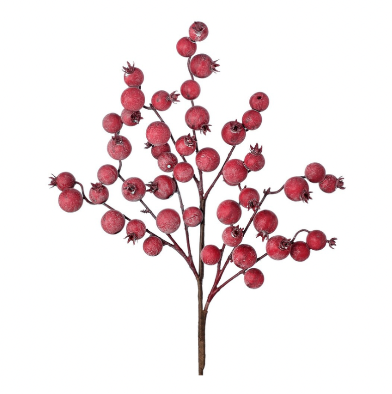 16" Weathered Crabapple Spray (Red)