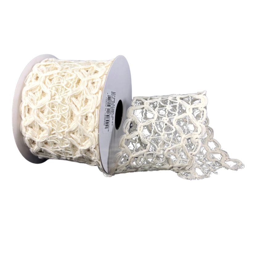 2.5"X10Y Open Weave (White)