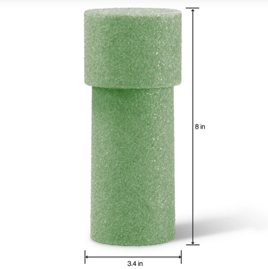 3.4 x 3.4 x 8" FloraFōM Memorial Vase Insert