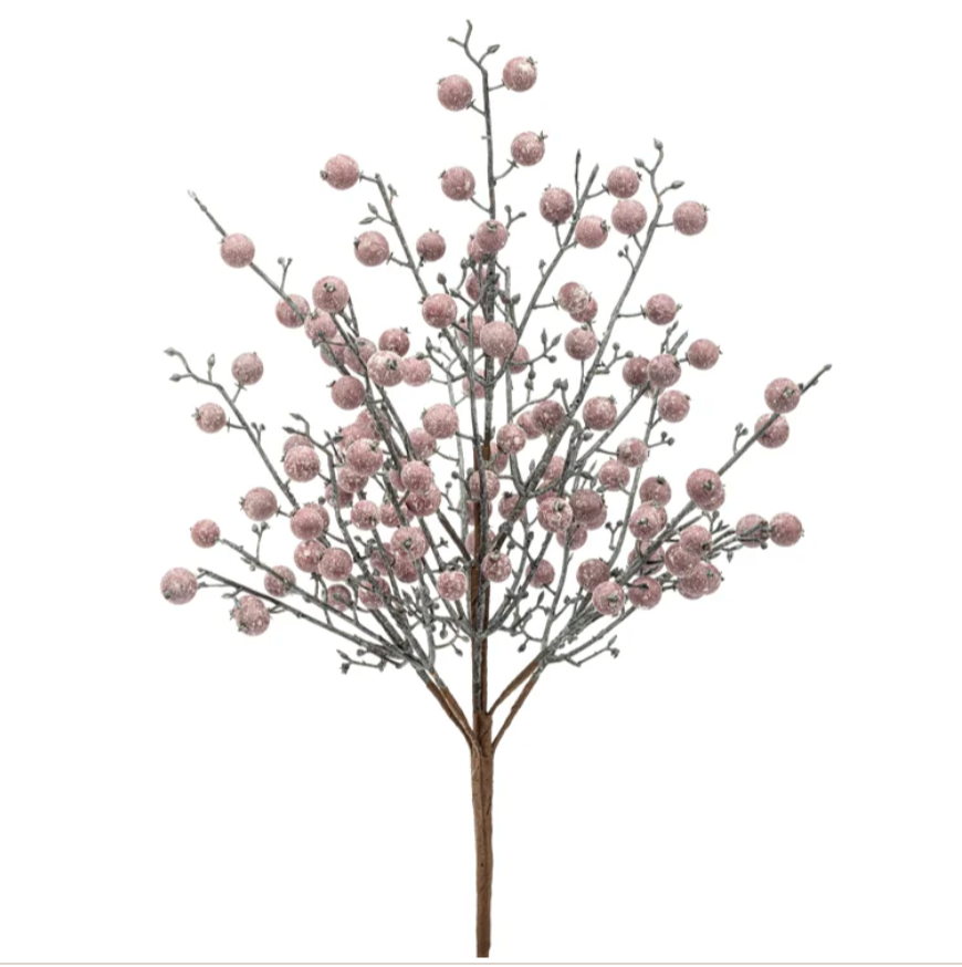 19" Frost Burgandy Berry Bush Weather Resistant