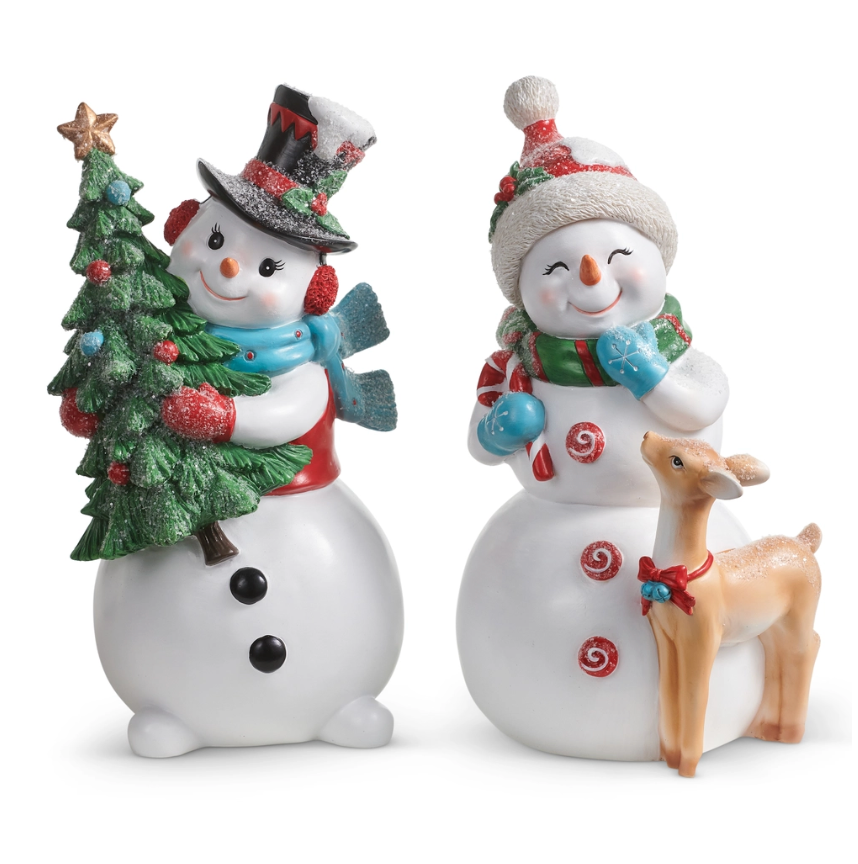 10.5" Christmas Snowman (Assorted, Purchase is for ONE)