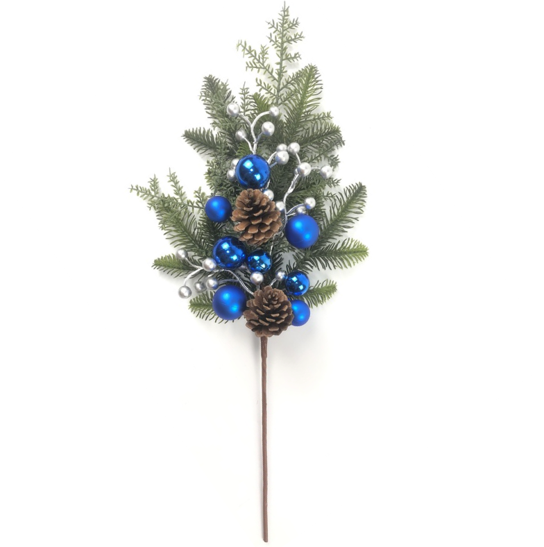 24" Electroplated Ball (Silver/Blue)