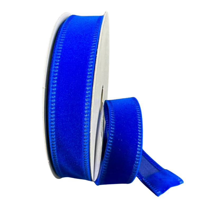 7/8"X10Y Velvet (Royal Blue)