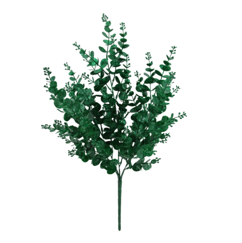 20" Eucalyptus W/ Glitter (Green)