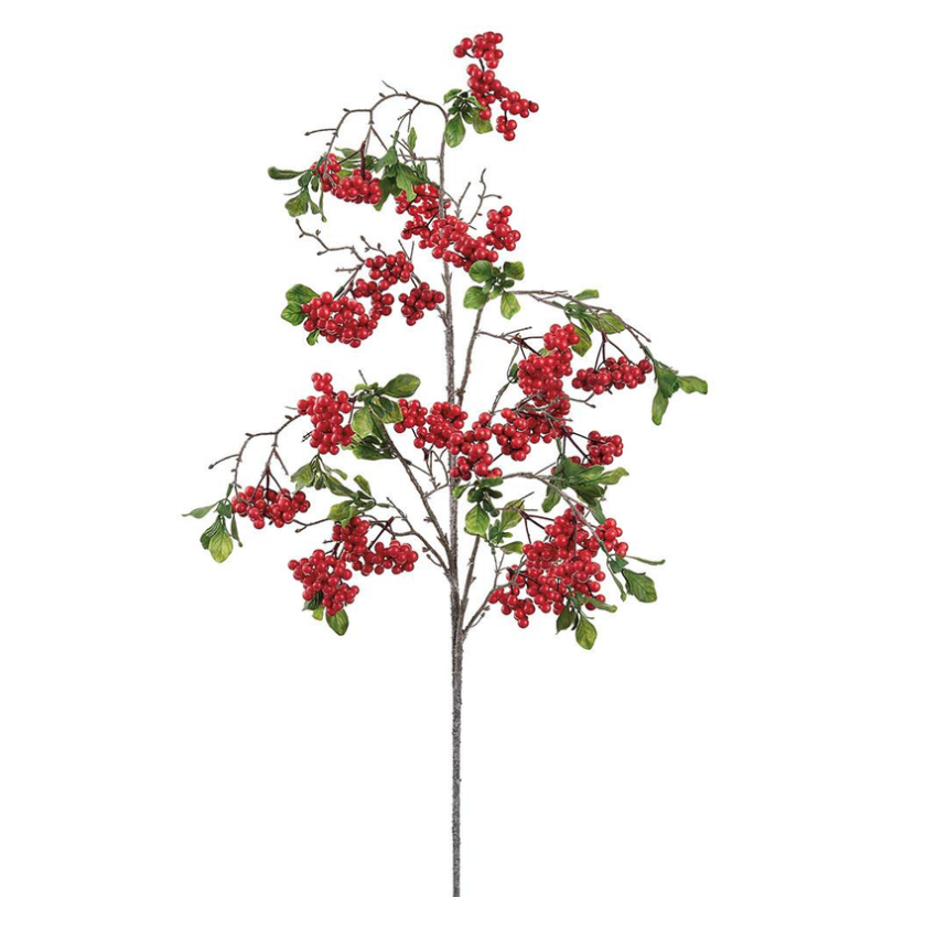 42" Mini Berry Spray (Red)