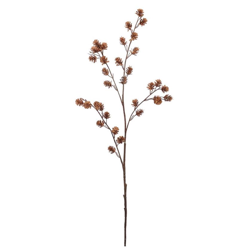 40" Mini Pine Cone Spray (Brown)