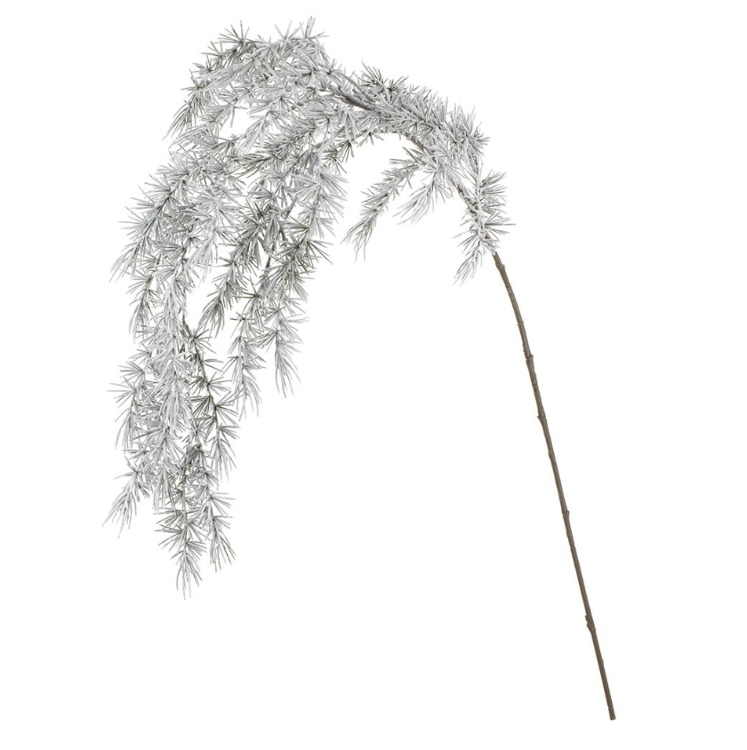 58" Snowed Pine Hanging Spray