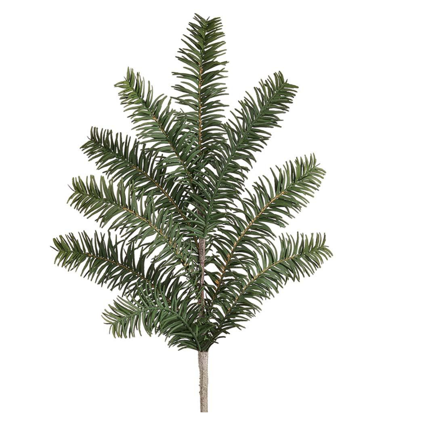 29" Yew Pine Spray (Green)