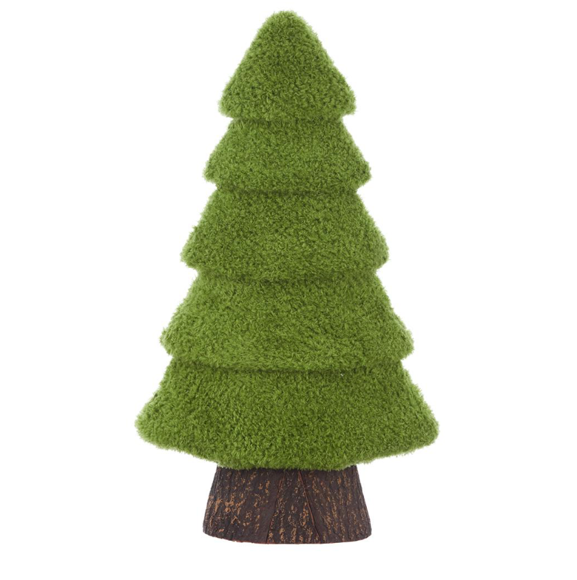 23.5" Furry Moss Tree Table Top