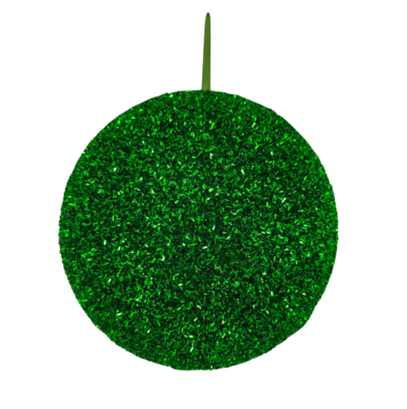 9.5" Xmas Ball Hanging (Green)