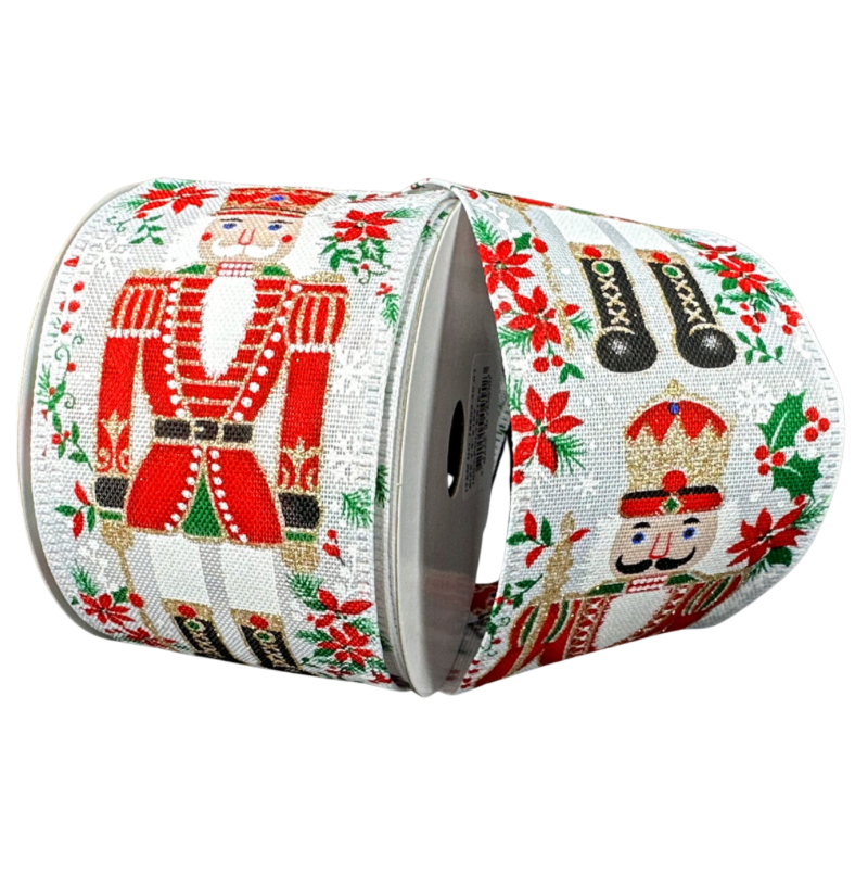 2.5"X10Y Traditional Nutcracker (Red/Green/White/Gold)