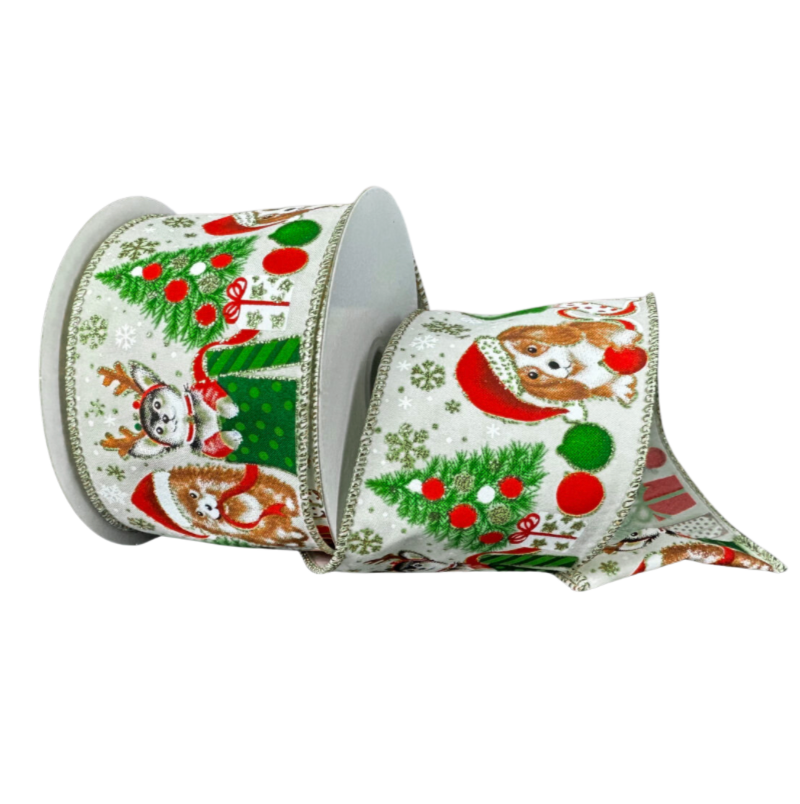 2.5"X10Y Doggies Under The Tree