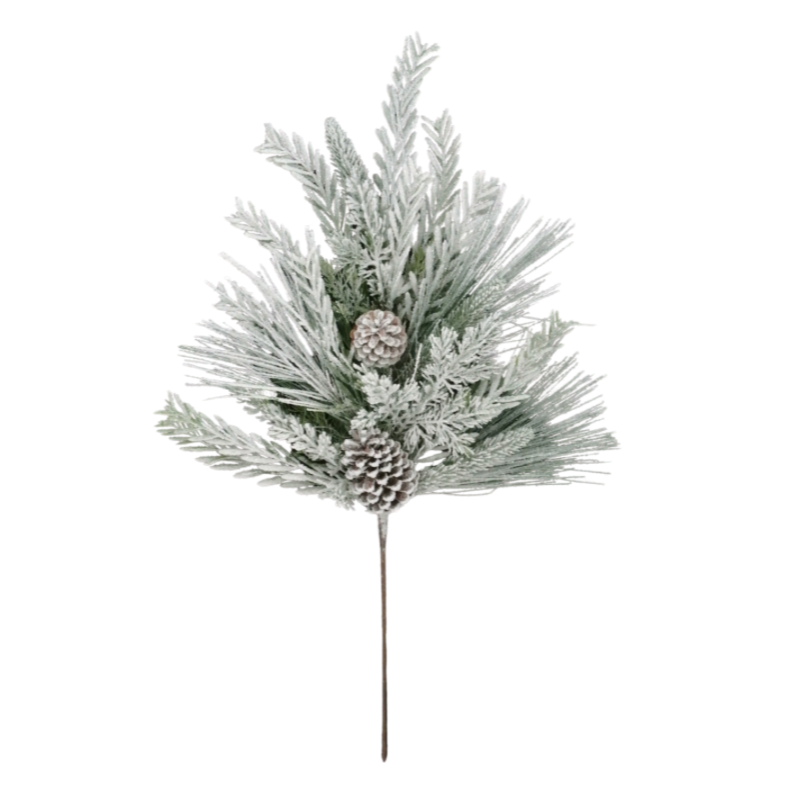 24" Mixed Pine Pinecone Spray