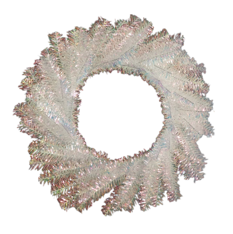 24" Iridescent Wreath