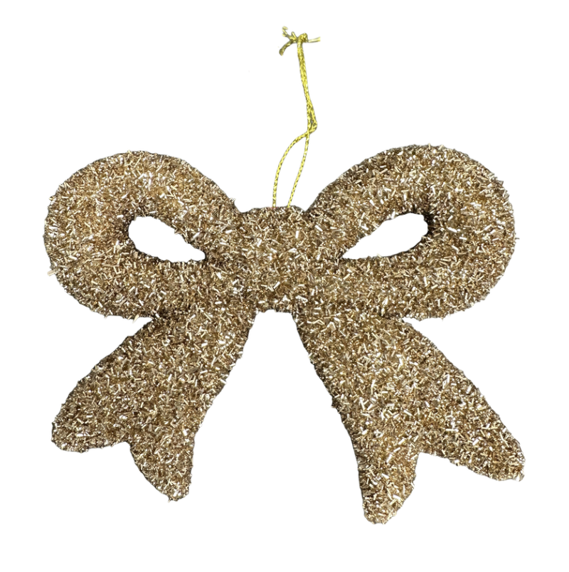 10" Ornament Bow 9 (Gold)