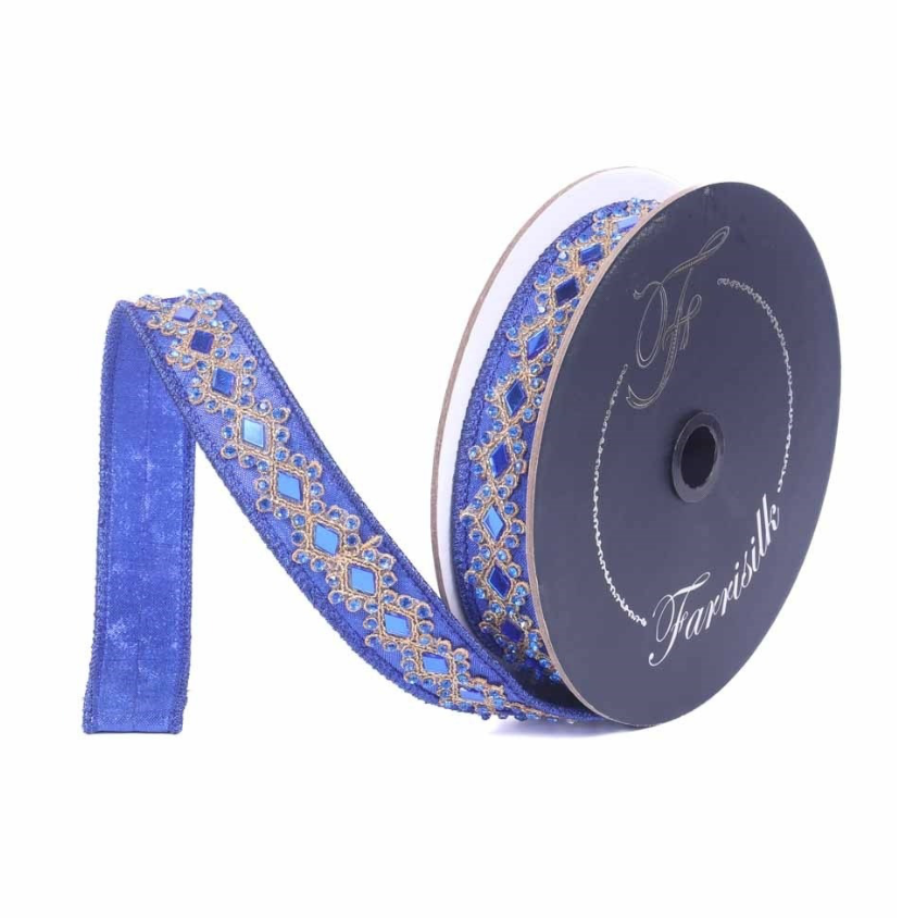 0.75X5YD Diamond Light (Blue) Farrisilk