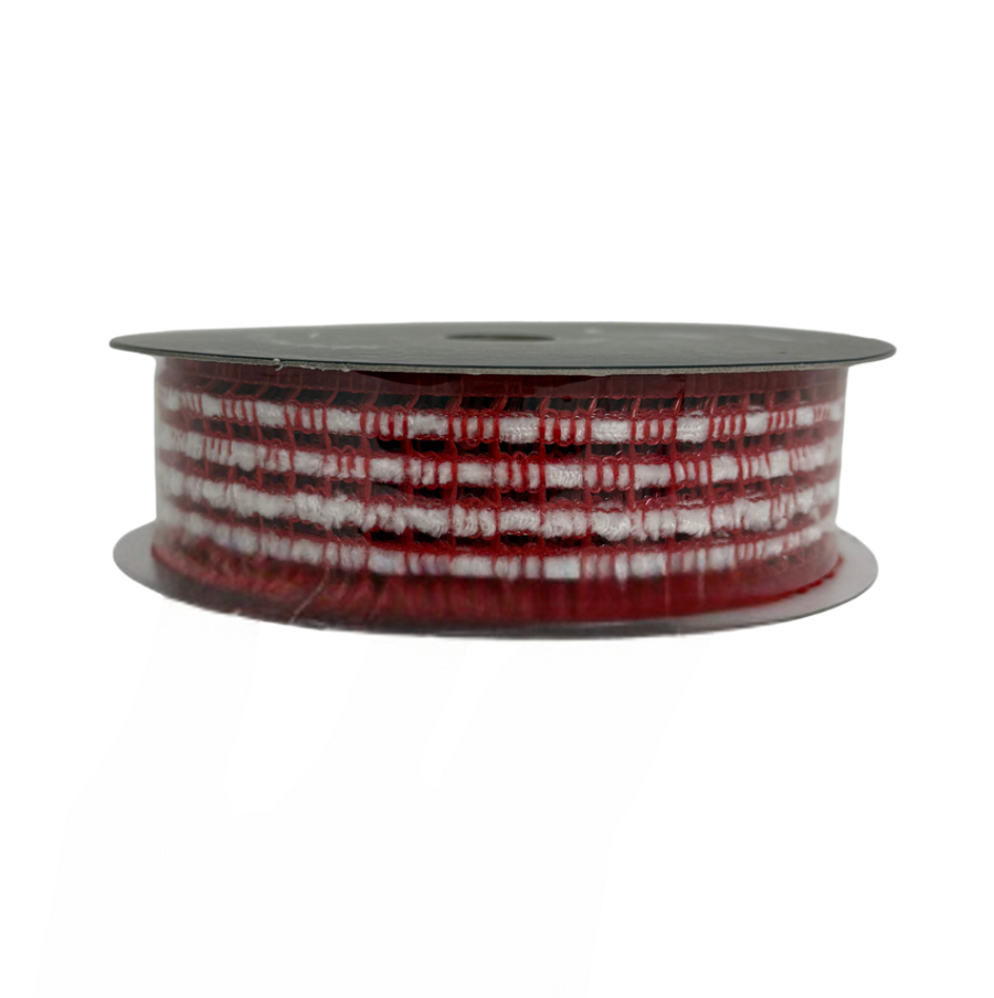 Farrisilk 1.375"X10YD Santa's Trellis Ribbon