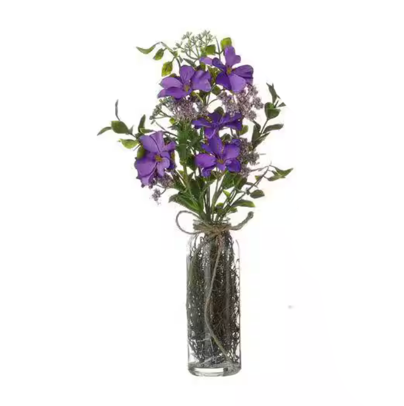 14" Summer Garden Glass Arrangement (Assorted)