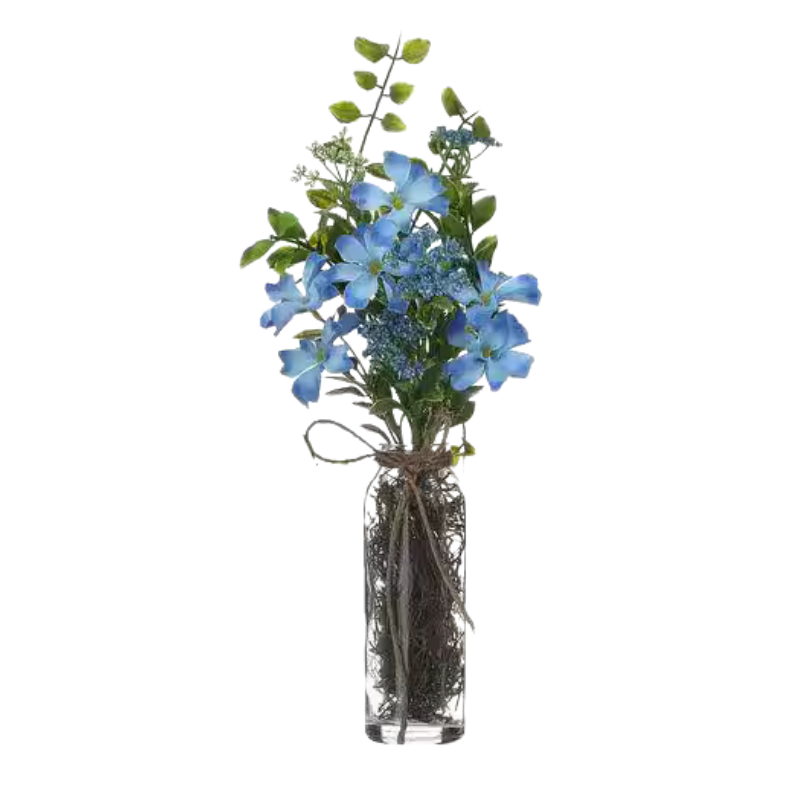 14" Summer Garden Glass Arrangement (Assorted)