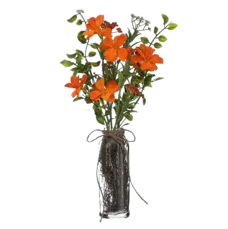 14" Summer Garden Glass Arrangement (Assorted)