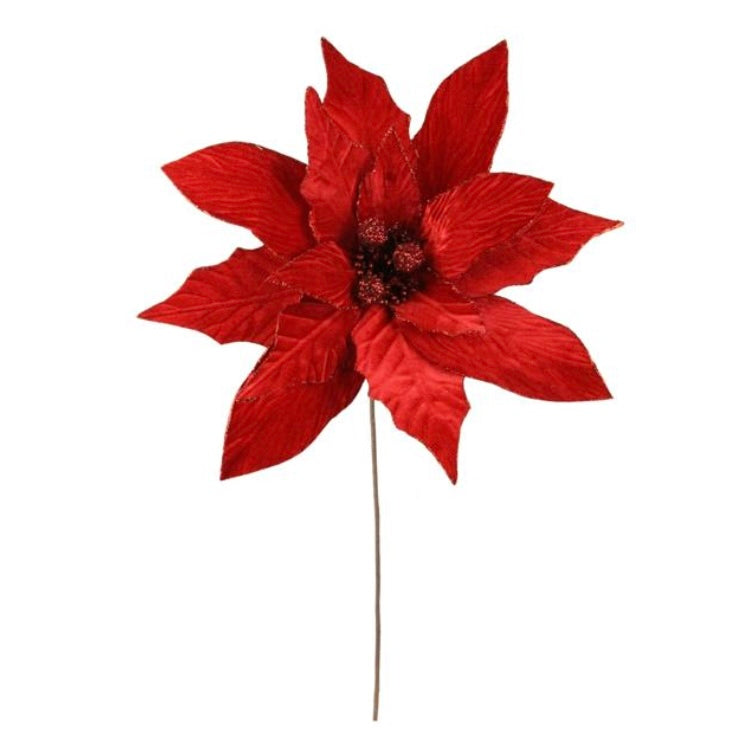 24"L x 17.5"Dia Poinsettia Stem