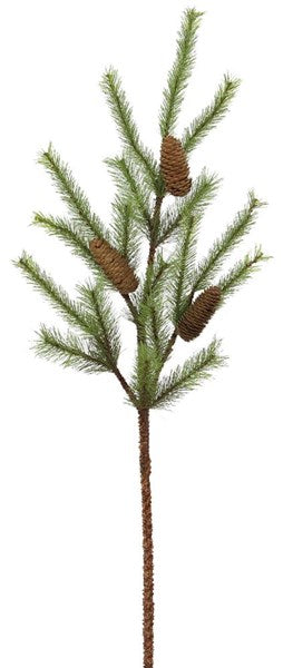 30"L Pine/Pinecone Spray