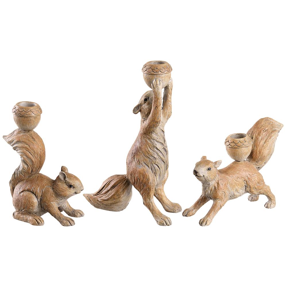 4.5"-8" Acorn Squirrel (Set of 3)