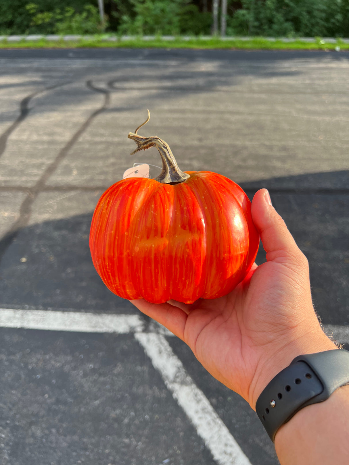 5" DIA X 3.5"H Pumpkin