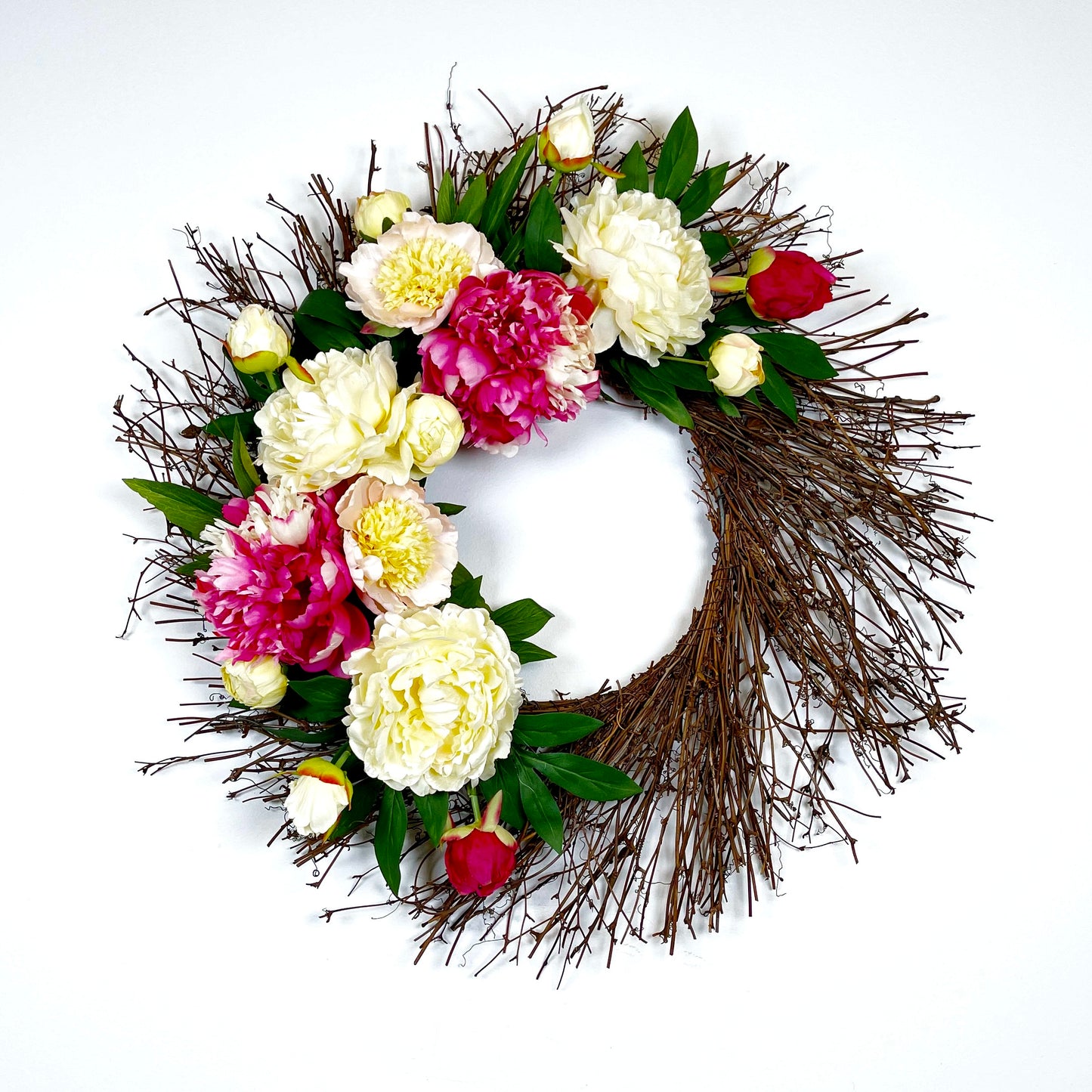 Peony Twig Wreath TUTORIAL