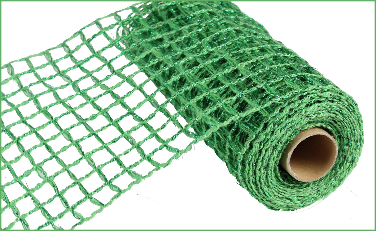 8.5"X5Yd Jute Metallic