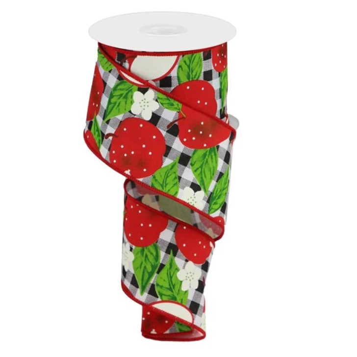 2.5"X10Yd Apples W/Check
