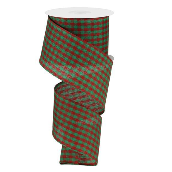 2.5"X10Yd Gingham Check